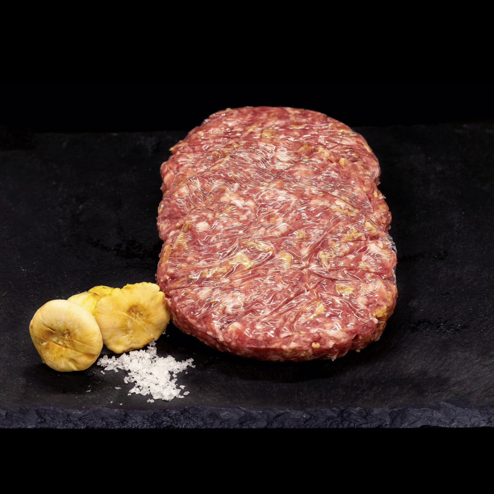 Burger Mixta con Cebolla...